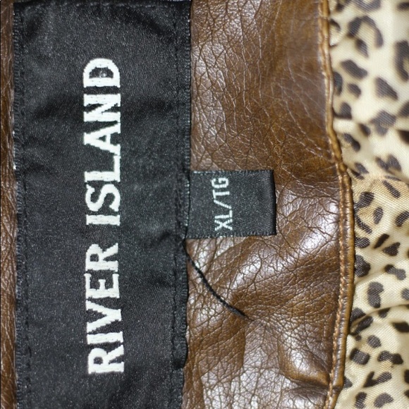 River Island leather jacket. - Picture 2 of 3